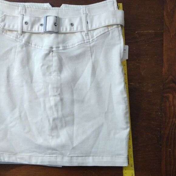 Free People "Livin It Up" Mini Pencil Skirt in White, Size 4 / Small NWT - Picture 12 of 12